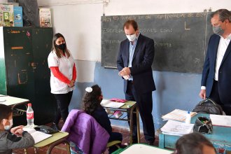 “Trabajamos en asegurar las condiciones de las escuelas en toda la provincia”, expresó Bordet
