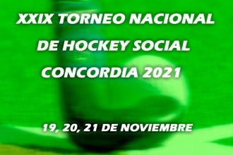 Concordia recibe a más de 600 deportistas para el Torneo Nacional de Hockey Social