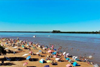 Playas habilitadas, en un fin de semana largo con temperaturas cercanas a los 40°