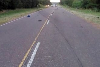 Un motociclista falleció tras un choque en la ruta 4: fue identificado