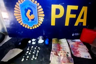 En una vivienda precaria, la Policía Federal secuestró más de 100 dosis de Cocaína