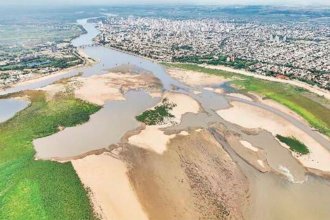 El Río Paraná vuelve a descender y se aproxima al récord de 2021
