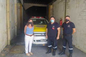 Los Bomberos Voluntarios de Concordia recibieron una camioneta para incendios forestales