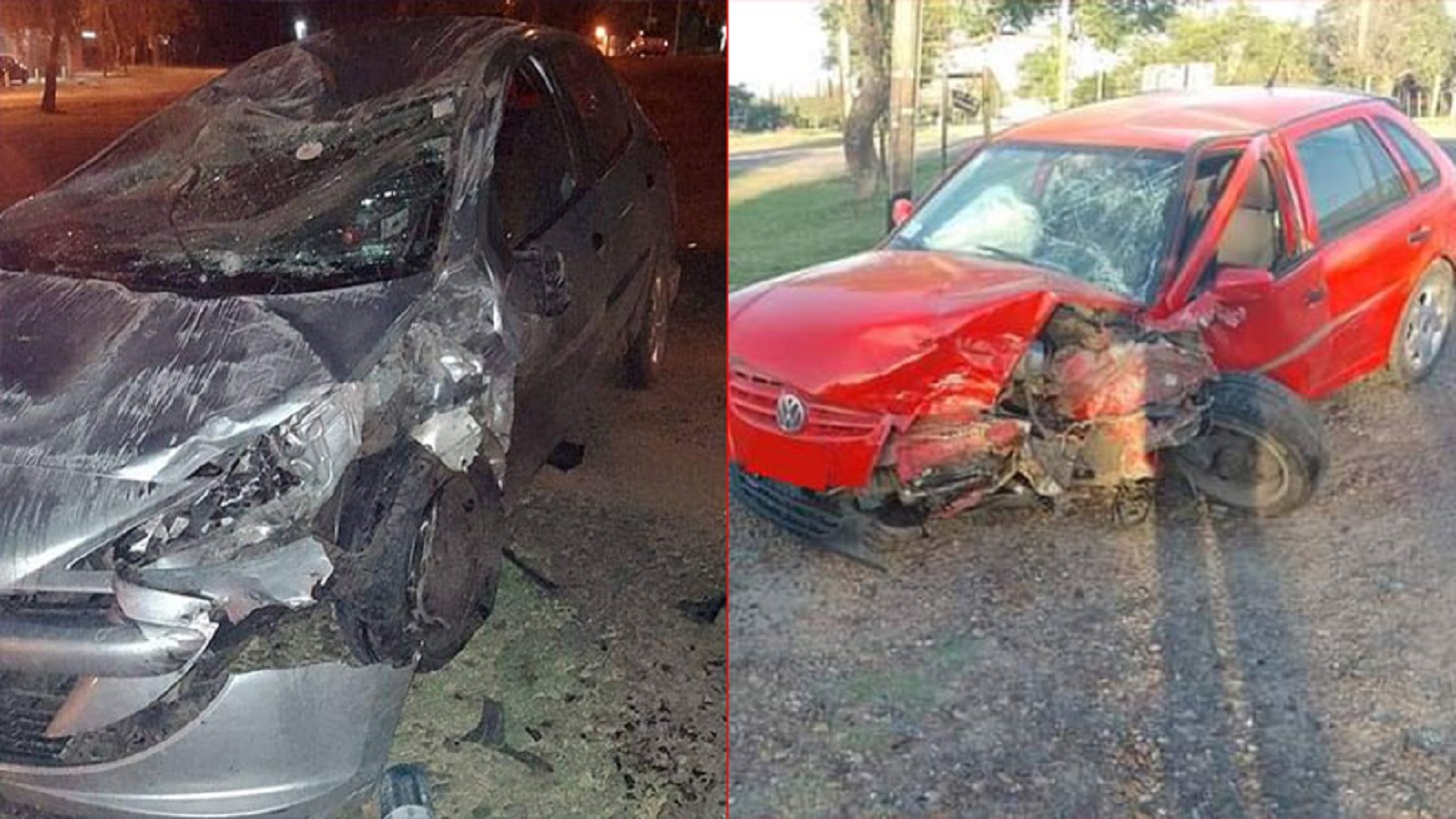 Choque entre dos autos terminó con seis personas heridas - Noticias ...