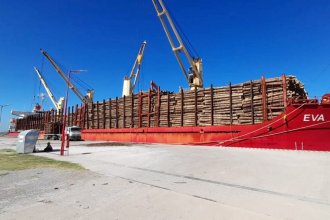 Ultramarino zarpó con la primera exportación del año desde puertos entrerrianos
