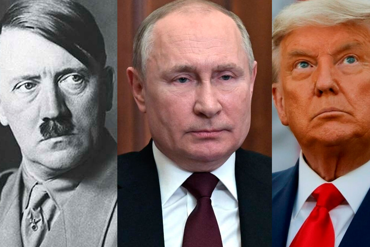 Hitler, Putin y Trump