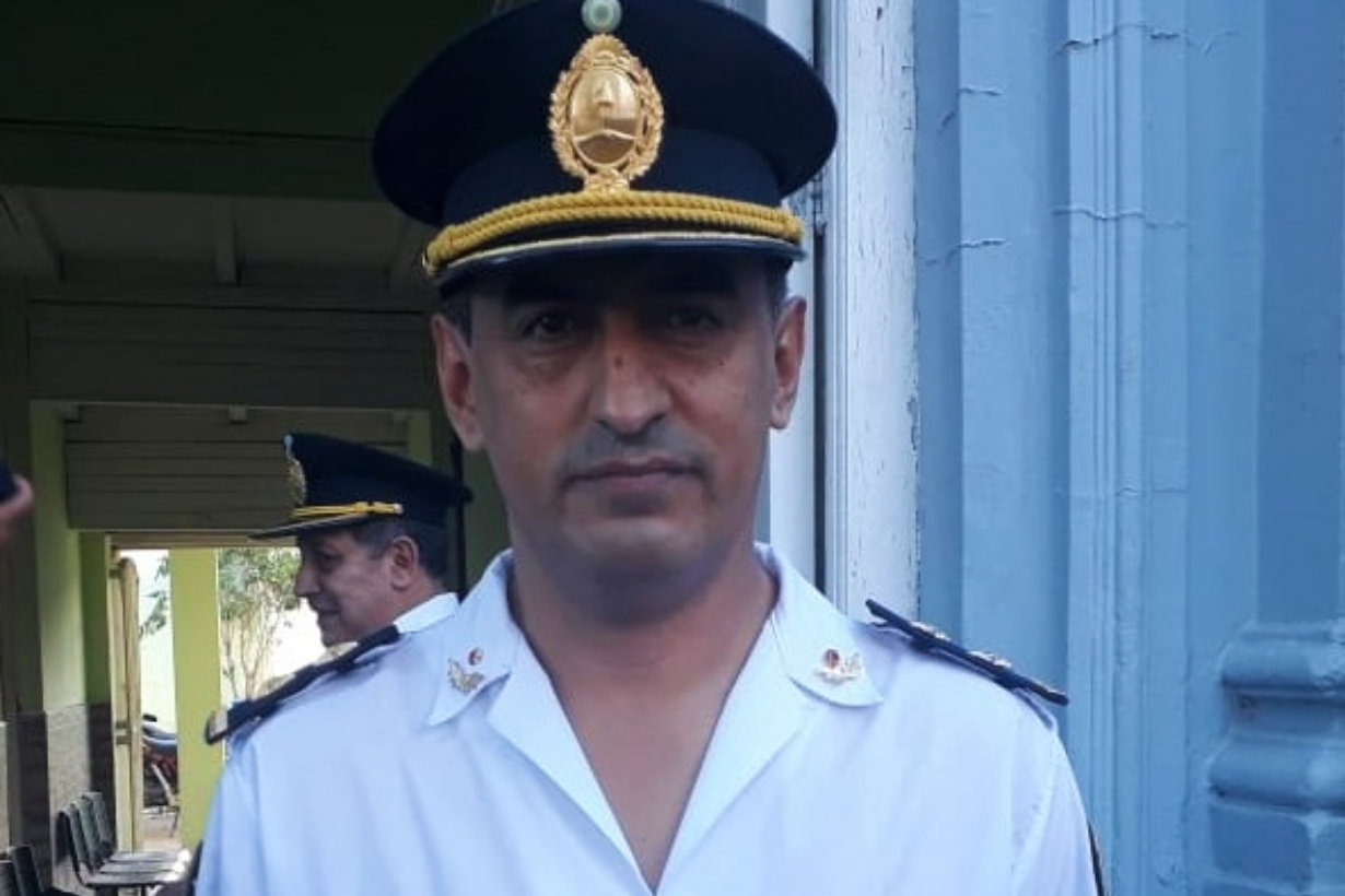 Walter Domínguez, jefe de Policía Chajarí.