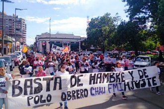 Organizaciones sociales pidieron trabajo genuino, movilizándose al centro de Concepción del Uruguay
