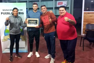 Excampeón del mundo brindó una Clínica Deportiva en la naciente escuelita recreativa de Liebig