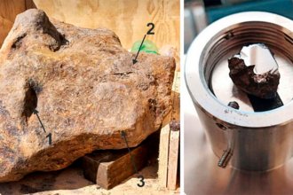 Prefectura frustró inédito contrabando de un meteorito de 400 kilos. Su precio de venta superaría el millón de dólares