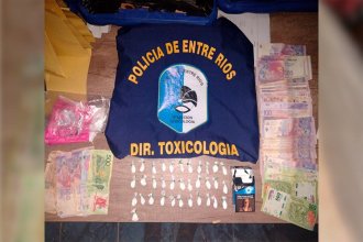 Durante allanamientos por venta de drogas, secuestraron cocaína y un millón de pesos