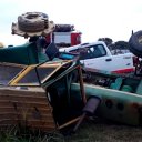 Un hombre falleció tras el choque entre una camioneta y un tractor en ruta entrerriana