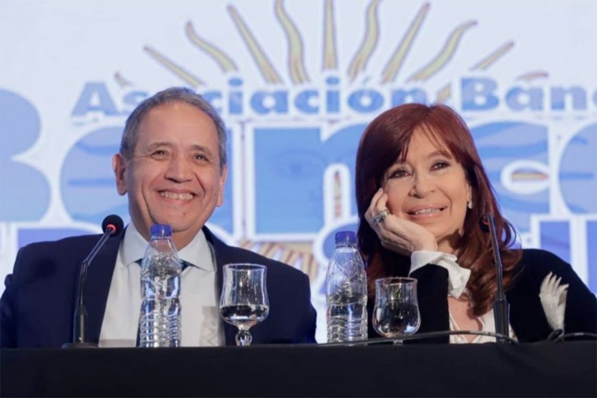 Sergio Palazzo y Cristina Kirchner