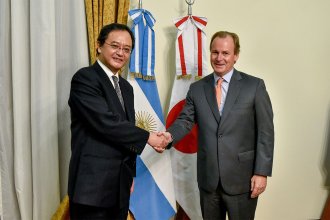 Vínculos comerciales, culturales y científicos, entre los temas del encuentro de Bordet con el embajador de Japón