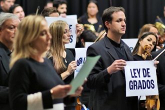 UPCN hace suyo el “creciente malestar” de la Orquesta Sinfónica por la falta de una Ley de Grados