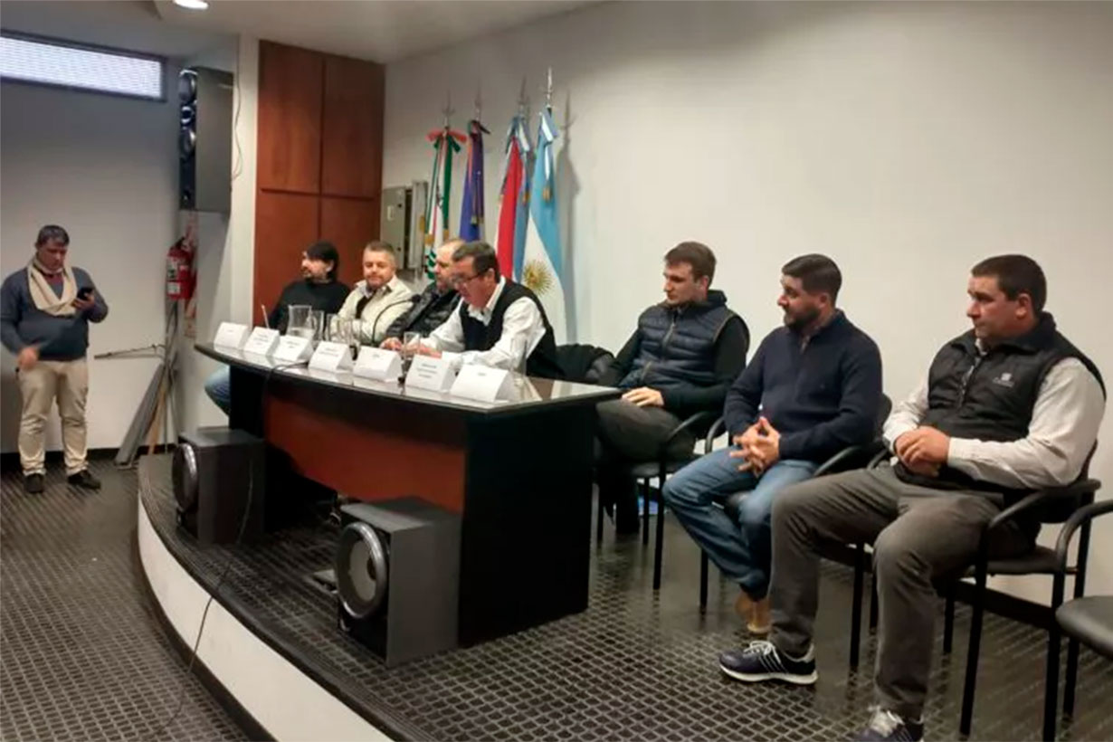 Conferencia de prensa en Chajarí