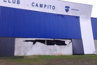 Campito fue otro gran afectado y su gimnasio quedó inutilizable: “Su reparación tiene un costo que sin ayuda externa no podemos solventar”