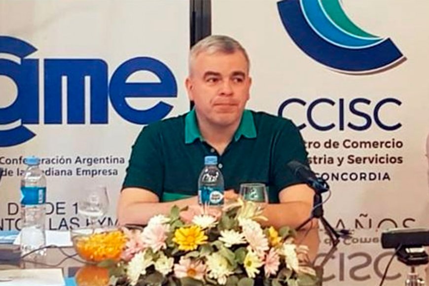 Adrián Lampazzi, presidente del Centro de Comercio