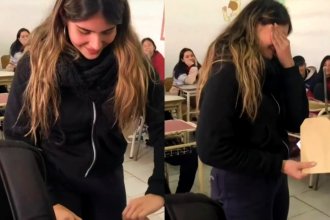 "No lo podía creer, rompí en llanto": la reacción de una joven ante un gesto solidario de sus compañeros de escuela