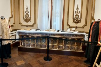 Exhiben el primer altar de la Catedral de Concordia