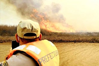 Prefectura detuvo a 3 hombres por provocar incendios en el Delta