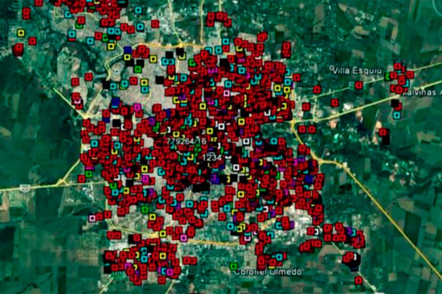 Un mapa de venta de drogas en Córdoba
