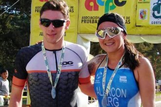 Pelichero y Alarcón, campeones anticipados del circuito de duatlón “Costa del río Uruguay”