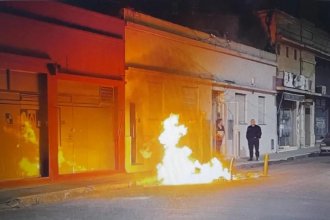 Vandalismo en la capital entrerriana: incendiaron seis contenedores nuevos