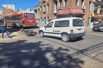 Accidente en Paraná: camioneta del Municipio de Villa Elisa chocó a una mujer embarazada