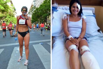 “Estoy bien, bancando el dolor”, dijo la atleta concordiense que se recupera de una cirugía tras ser atropellada en Puerto Madero