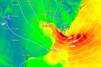 La primera “ciclogénesis” del año: un frente frío en el centro del país y tormentas al norte y oeste