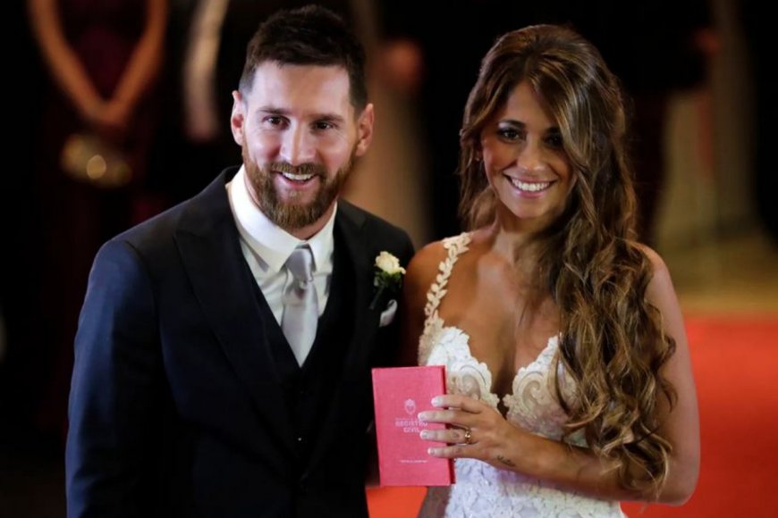 Messi y Antonella se casaron en 2017.