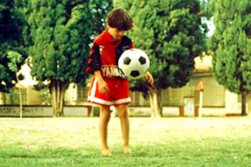 De Archivo. Messi a los 9 años.