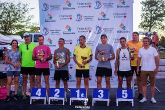 <i>Juani</i> Segovia sigue ganando maratones en la costa del río Uruguay