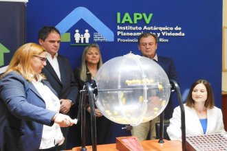 Sortearon 33 viviendas entre familias inscriptas de dos localidades entrerrianas