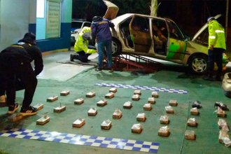 "Jana" descubrió 36 kilos de cocaína que ingresaban a Entre Ríos en el doble fondo de un auto