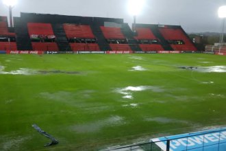 Patronato - Olimpia: la intensa lluvia obligó a posponer el partido para este jueves
