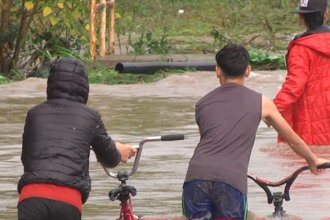 La lluvia tampoco da tregua en Paraná: más de 120 milímetros y asistencia a familias
