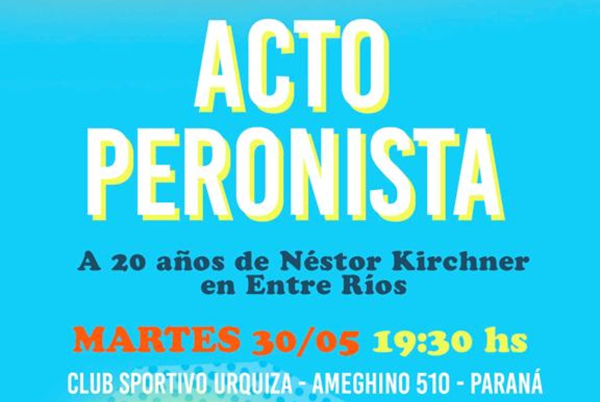 A 20 años de la visita de Néstor Kirchner a Entre Ríos, Urribarri ...