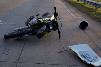 Motociclista resultó lesionado tras chocar con un vehículo uruguayo