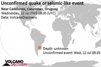 “Se sintió en todo el país”. Todos los sensores del Uruguay registraron el temblor de tierra