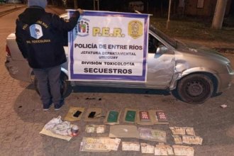 Secuestraron más de cuatro kilos de cocaína en Concepción del Uruguay: hay dos detenidos