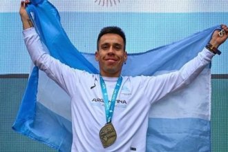 Tras ganar el oro Sudamericano, el entrerriano Molina se prepara para ir al mundial a competir en los 3000 metros