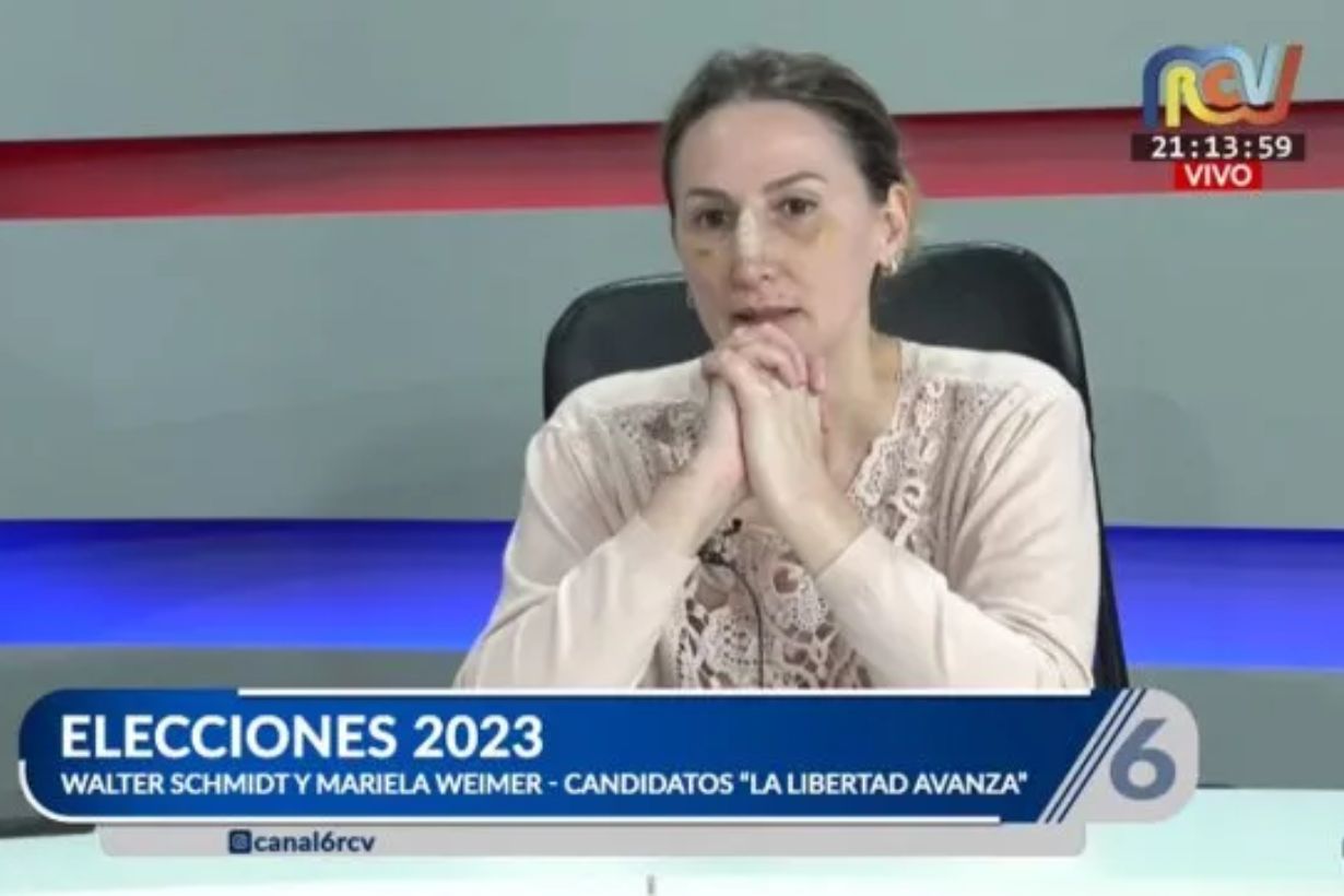 Mariela Weiner, candidata de Milei en Ramírez.