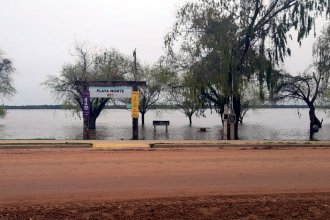 CARU prevé que el río en Colón llegará a 6,66 m este martes y seguirá creciendo si se cumplen los pronósticos de lluvia