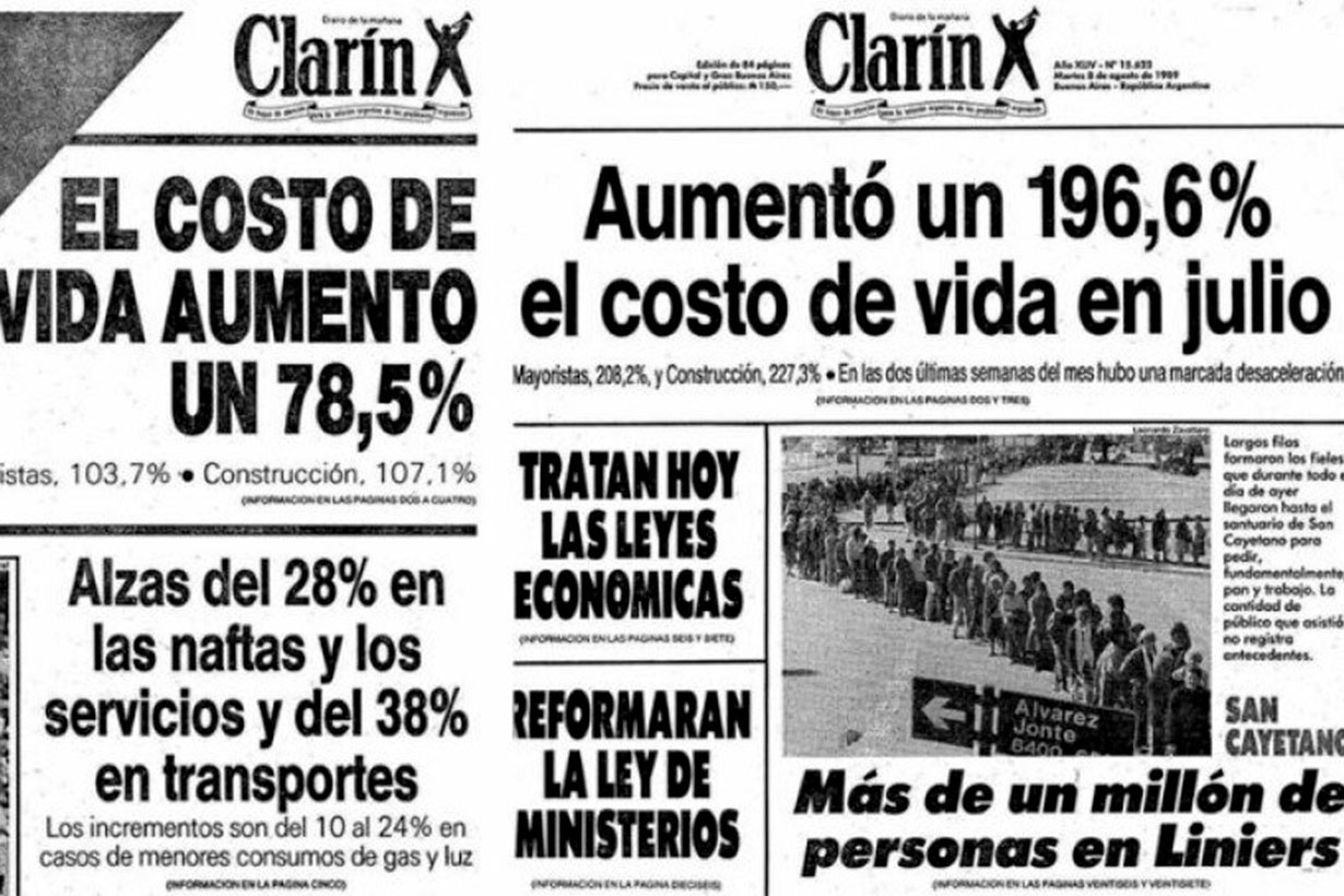 Títulos de la hiperinflación de 1989