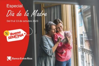 Banco Entre Ríos tiene <i>promos</i> por el día de la madre: enterate cuáles son los beneficios