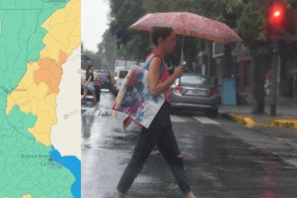 El finde largo termina con lluvias: rigen alerta amarilla y naranja para gran parte de Entre Ríos