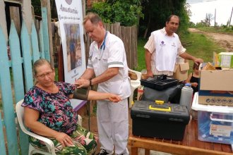 <i>Anastassia</i> brinda medicina solidaria a las familias evacuadas en Concordia