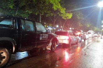 Caravana pidiendo seguridad rodeó la comisaría de Villa Elisa por casi 30 minutos